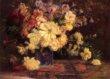 西奧多 尅萊門特 斯蒂爾 Still Life with Peonies 西奧多 尅萊門特 斯蒂爾 Still Life with Peonies